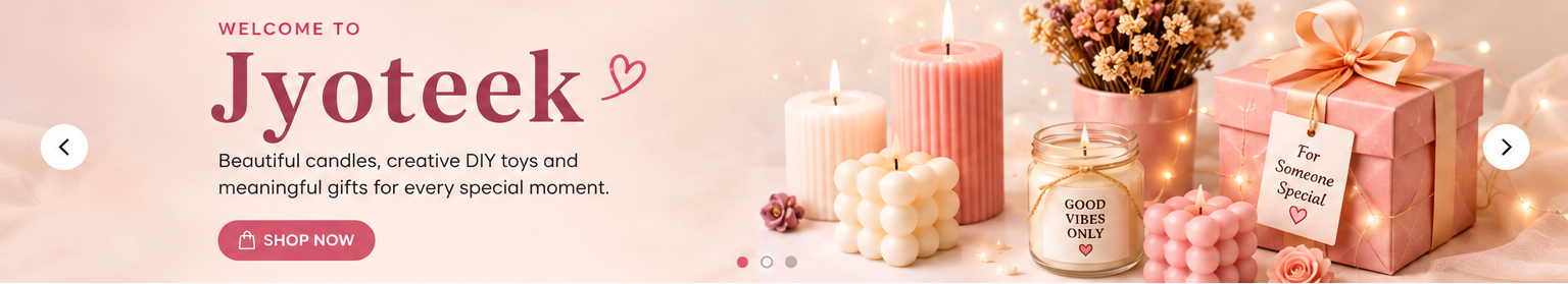 Jyoteek candles, DIY toys and gifts